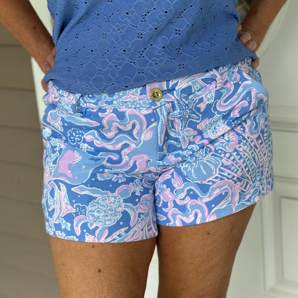 Lily Pulitzer Callahan Print Shorts. - Picture 2 of 5